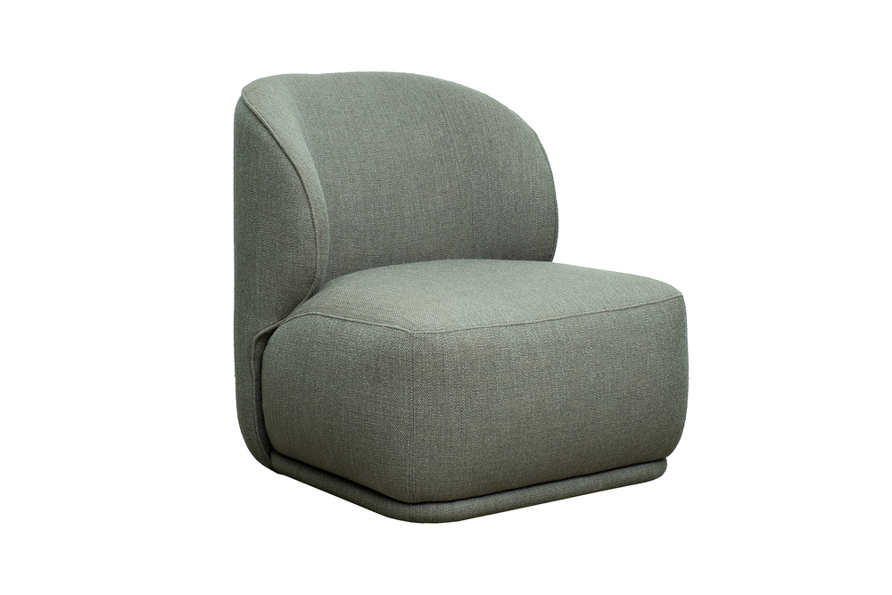 Кресло Капри Базовая(Capri Basic), рогожка т.серый Norton-Graphite 80x90x82см Garda Decor