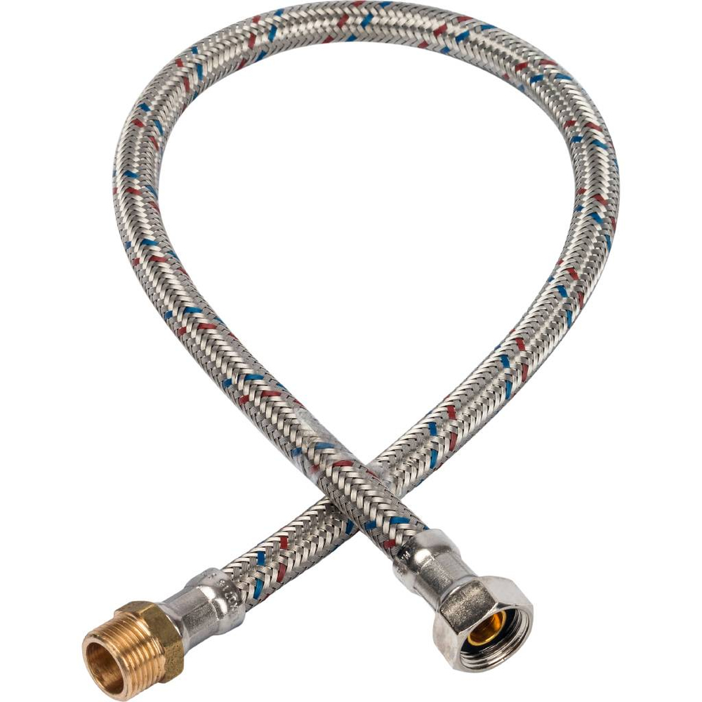 STOUT Гибкая подводка для воды НР 3/8 х ВР 3/8, длина 600 мм*