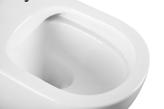 Унитаз ABBER Bequem AC1103 подвесной белый, безободковый