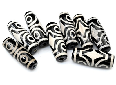 дзи-4гч ДЗИ "4 глаза" 30*10мм, черный