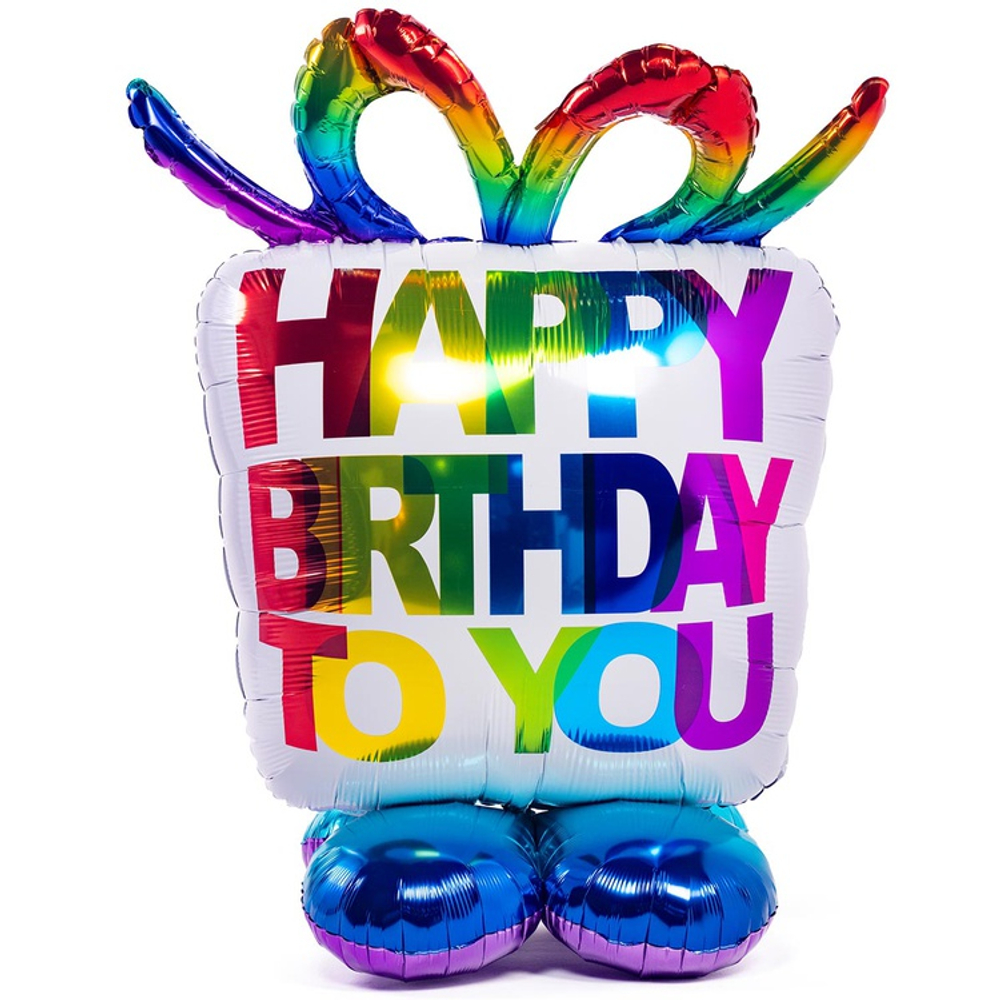 Шар Фольгированный Подарок (Ассорти)