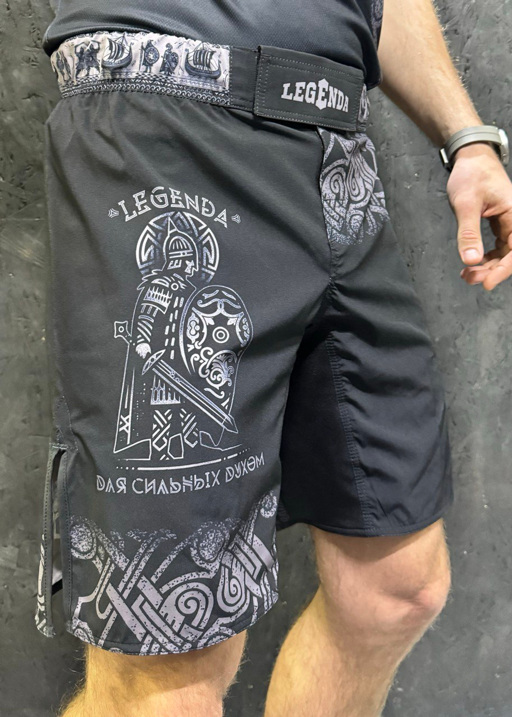 Шорты для MMA Legenda Варяги черные