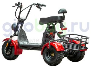 Электроскутер GT Trike X5 Off-Road - Красный фото