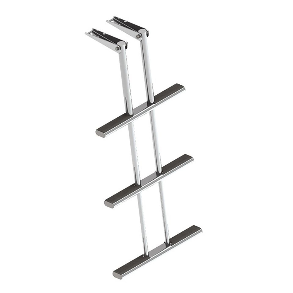 Трап дайверский телескопический складной, 3 серых ступени (ширина 450 мм.) (10269454)