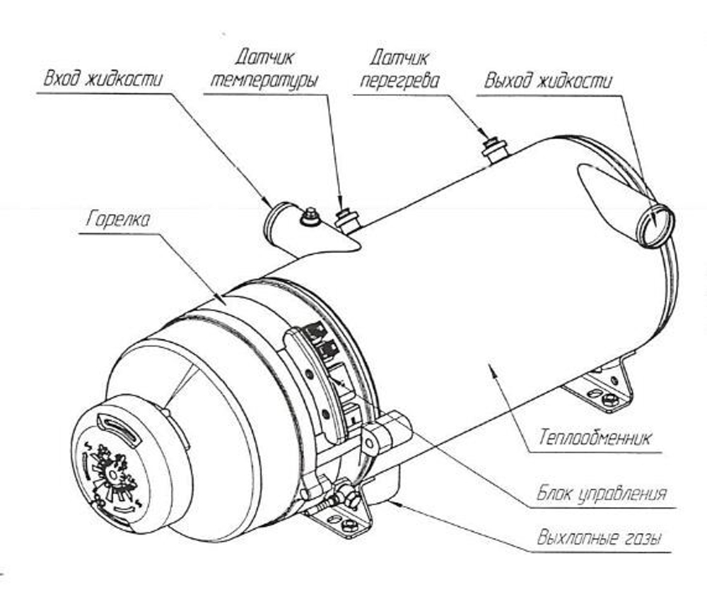 Подогреватель предпусковой дизельный 30SP-24