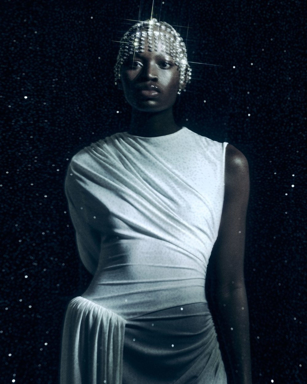 Платье с буфом