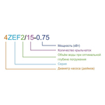 Скважинный насос 3.5ZEF2/18-1.1kw 60М Zegor