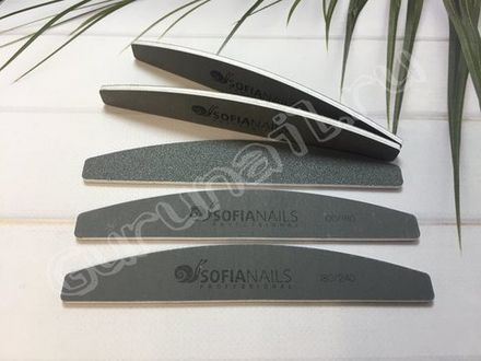 SofiaNails Пилка Аква ТЕРМИНАТОР лодка, 180х240 (25 коррекций вместо 6!)
