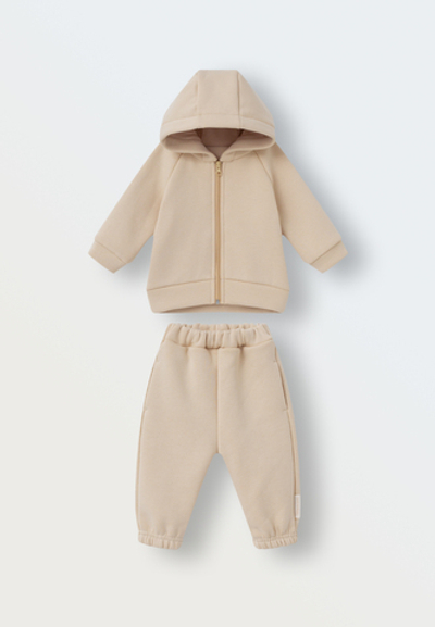Костюм из футера (сливочный)