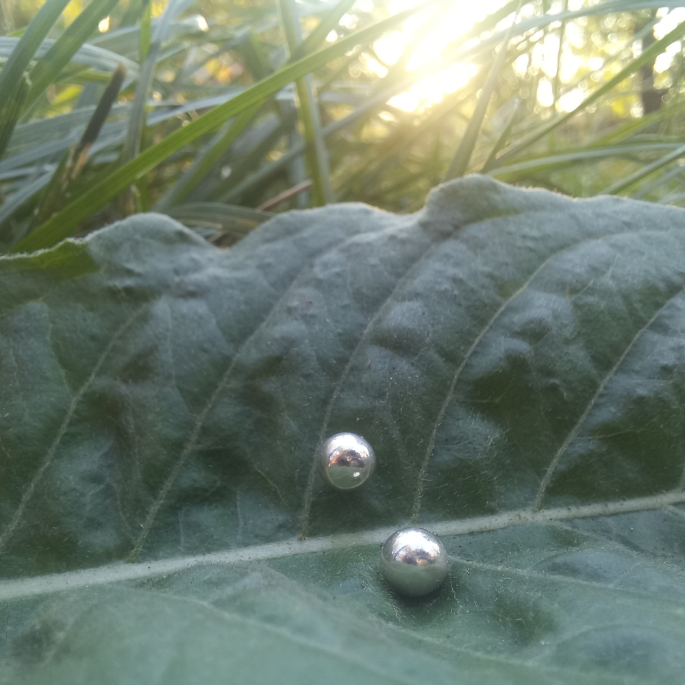 Серьги-гвоздики ШАРИК