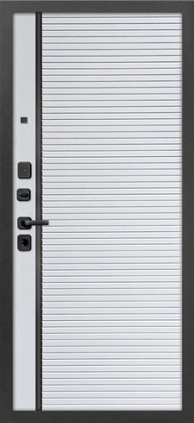 Входная дверь в квартиру "Чёрная Платина" - 1057