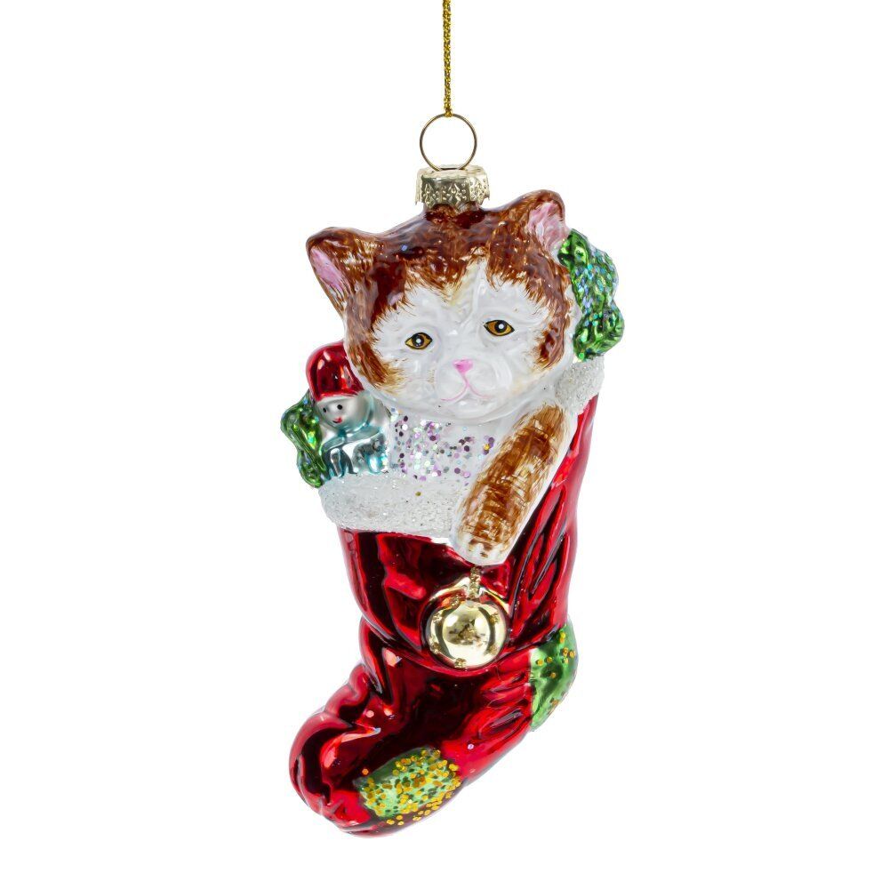 GAEM Украшение новогоднее "Котёнок", L7 W5,5 H12,5 см