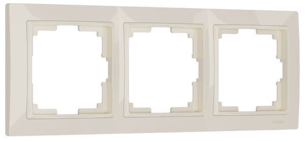 Рамка на 2 поста Snabb basic (слоновая кость)