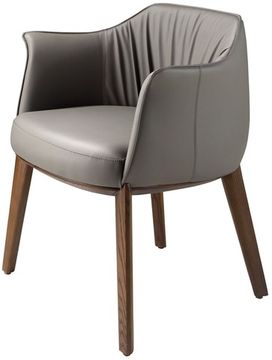 Серый стул из экокожи модель 5152 Испания 