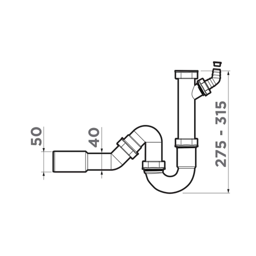 Отводная арматура для измельчителя Omoikiri NA-01