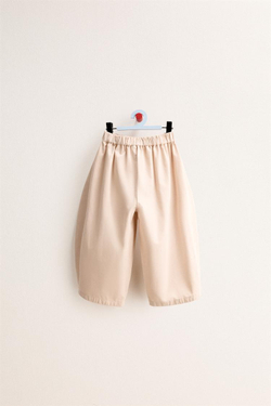 ZARA TIMELESS - БРЮКИ BAGGY, ПЕСОЧНЫЙ