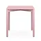 Стол обеденный Saga, 75х75 см, розовый