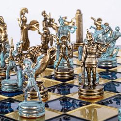 Manopoulos Шахматы подарочные "Троянская война"