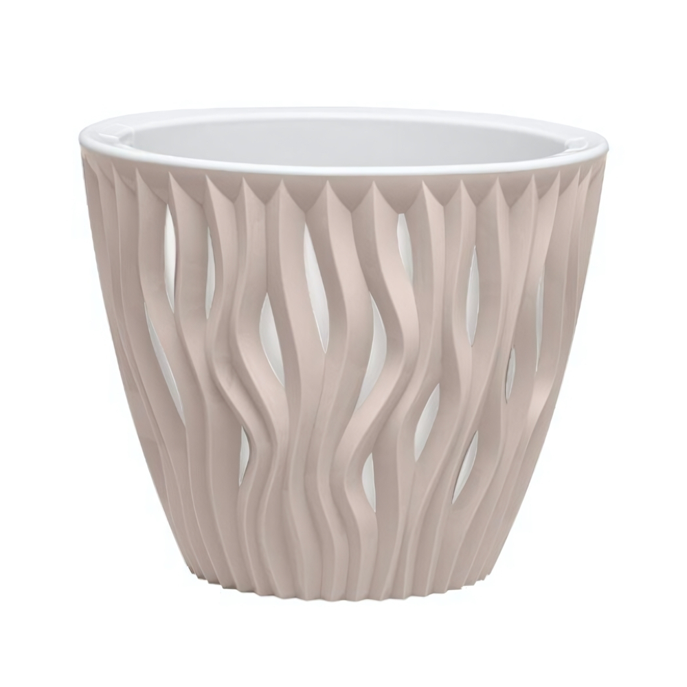 Кашпо "Вдохновение" (2,25л.) Цв. Пудровый