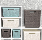 Коробка БЯЗЬ 4л с крышкой прямоугольная 28×14×14 cм М 2325