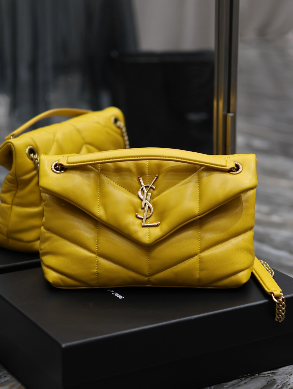 Saint Laurent Loulou Puffer Bag 29 cm