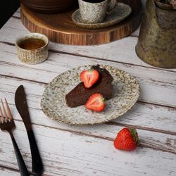 Тарелка d 20,5 см Brown Spider Silk P.L. Proff Cuisine [6]