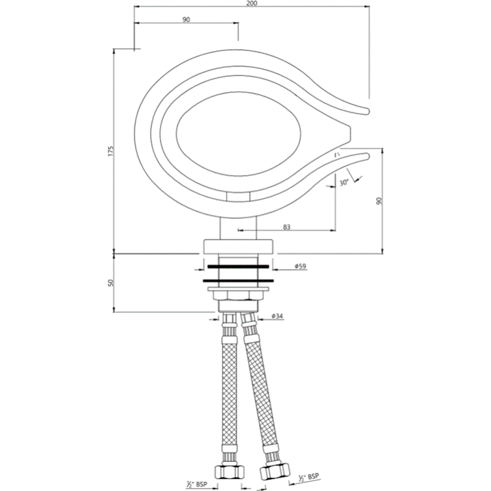 Смеситель ARTIZE Tiaara TIA-CHR-73011B для раковины