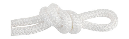 Веревка двойного плетения d12мм, L50м, белый, Marine Rocket