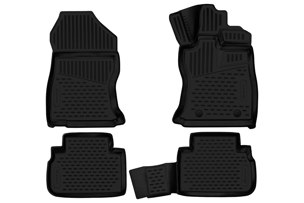 Коврики 3D в салон для SUBARU Forester, 2018-н.в.правый руль внедорожник , (ЮАР), 4шт.  AFM3D02400210K