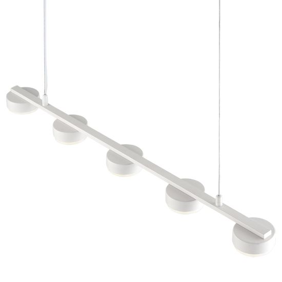 8265/5 COMFI LN26 234 металл, белый Светильник подвесной GX53 LED 5*7W 220V TORINA