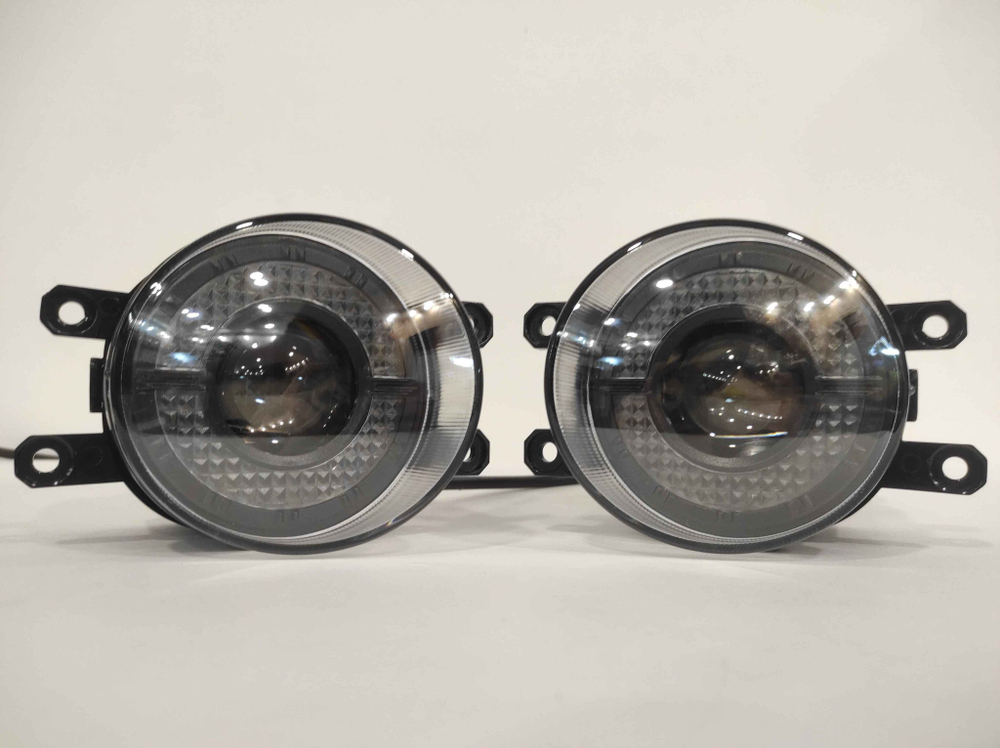 НЕТ - M77 - Б.Дальний / ПТФ (M77, белый) линзы Bi-LED для Toyota/Lexus, светодиодные противотуманные фары (2 шт. / комплект)