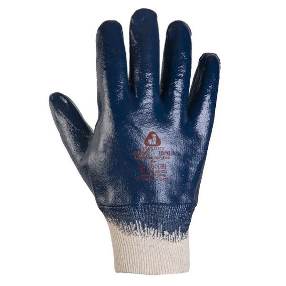 Перчатки Jeta Safety JN065 / Размер L с полным нитриловым покрытием