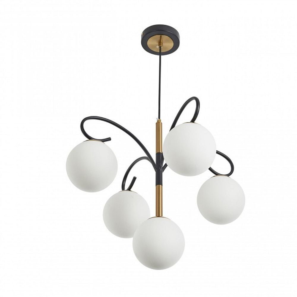 Подвесная люстра Arte Milano Neapolis-73808 273808/4+1 BK/GD