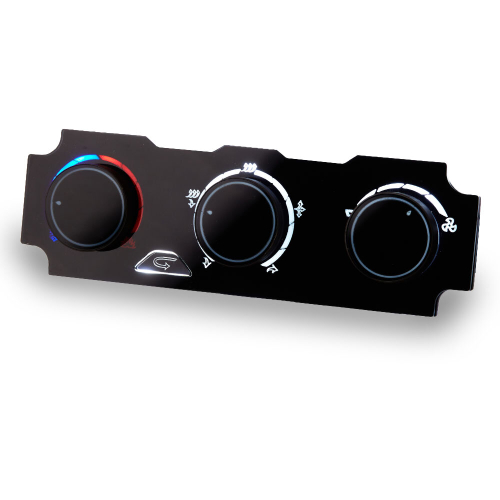 Ручки управления блоком отопителя для Газель NEXT белой подсветкой