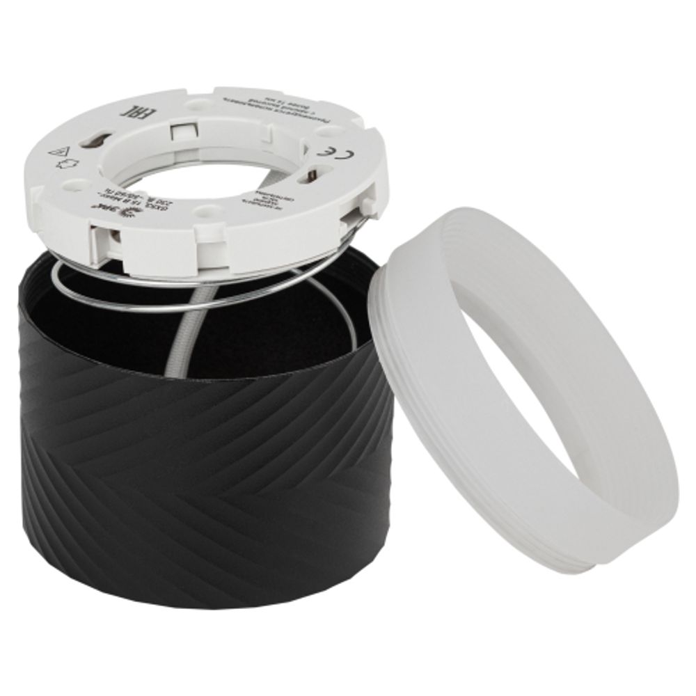 Светильник настенно-потолочный спот ЭРА OL38 BK под GX53 IP20 черный