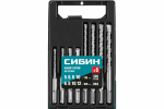 Набор буров по бетону (8 шт; SDS-plus) СИБИН 29312-H8