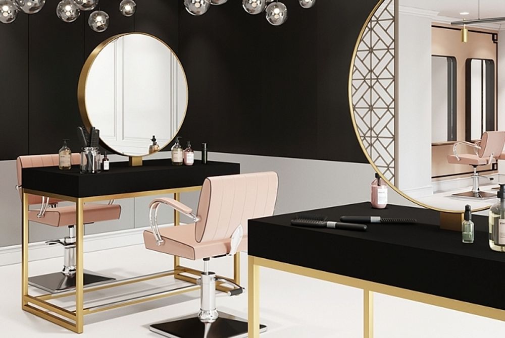 Зеркало парикмахерское двухстороннее Crocus Princess 6