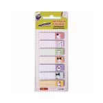 Закладки самоклеящиеся Юнландия 45х12мм, 7шт* 20 листов Котики