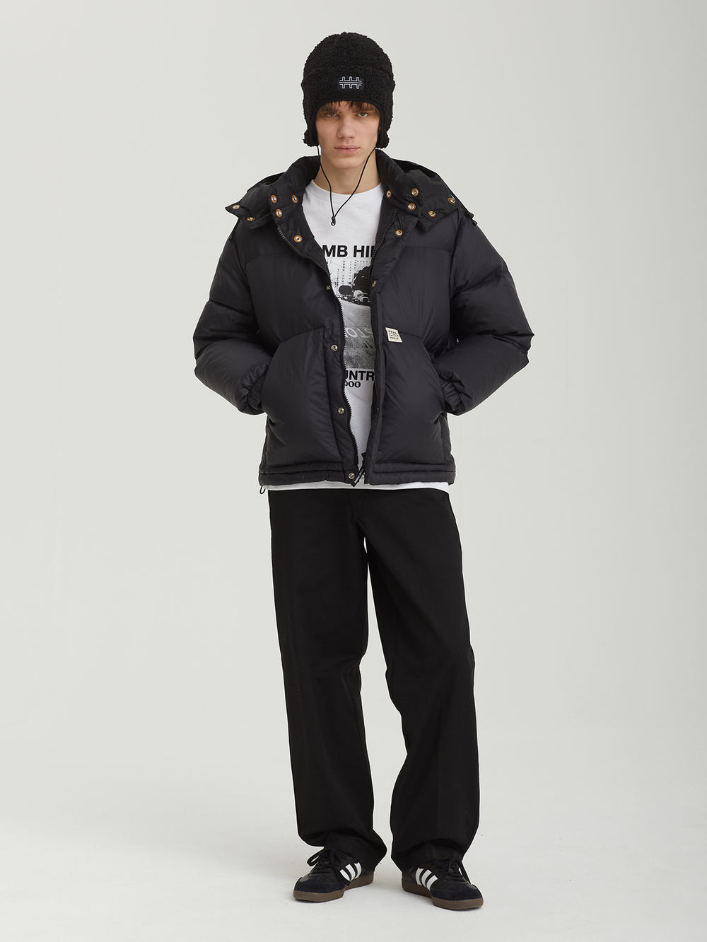 Пуховик Hooded Down