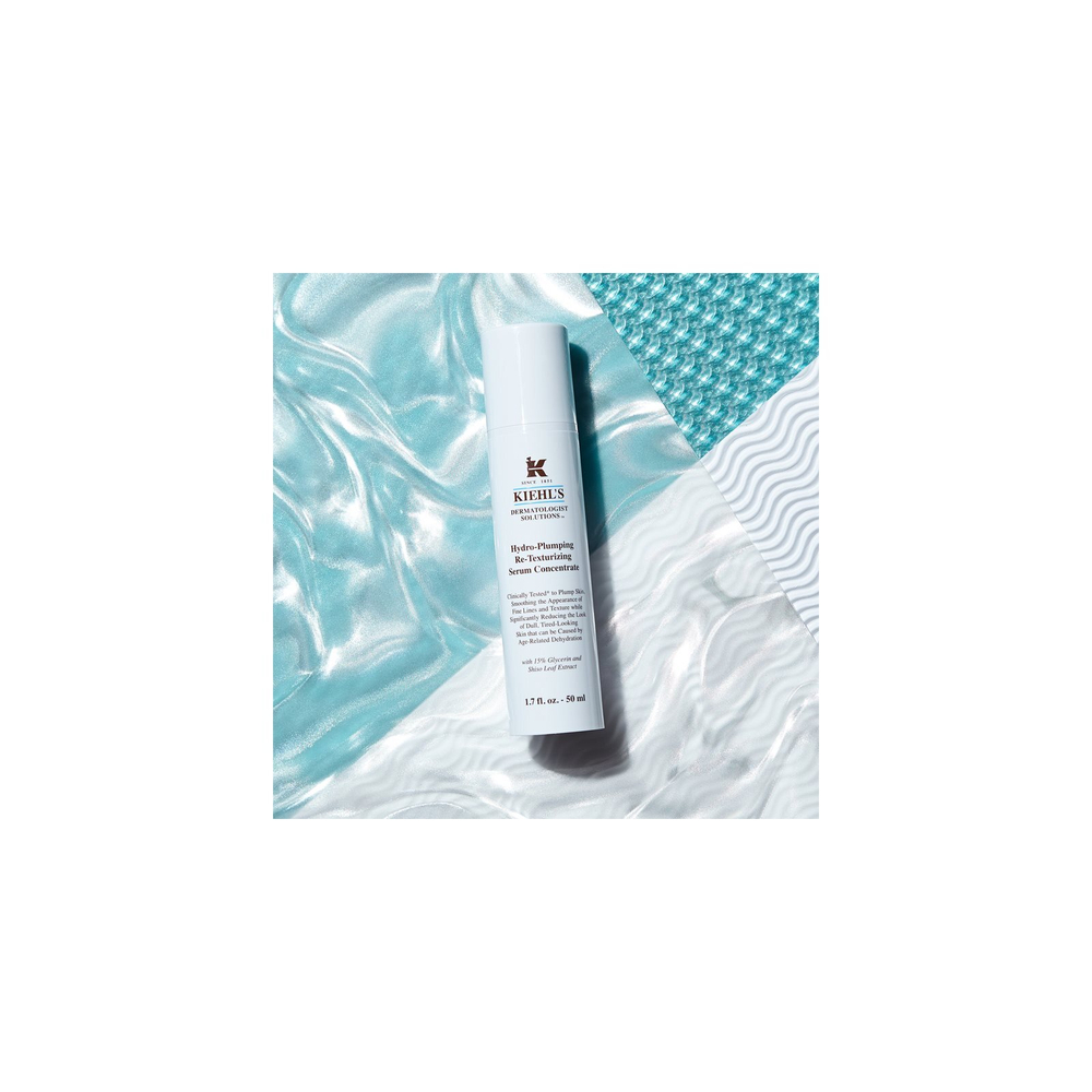 Kiehl's Dermatologist Solutions Hydro-Plumping Serum Concentrate - Увлажняющая сыворотка для всех типов кожи, включая чувствительную. /   50  ml  / GTIN 3605972428998