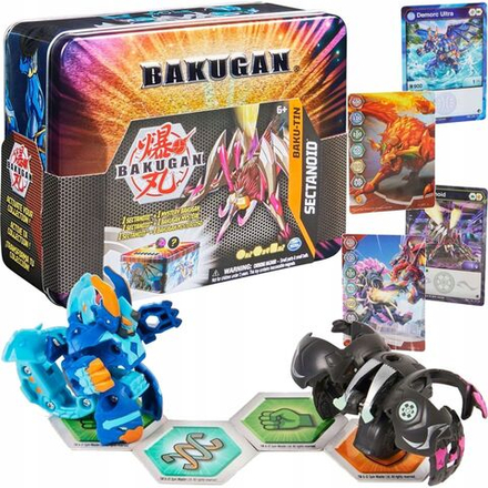 Фигурка Bakugan Baku-Tin Sectanoid - Игровой набор Сектаноид + 2 фигурки + карты. - Бакуган 6062756, 20134612