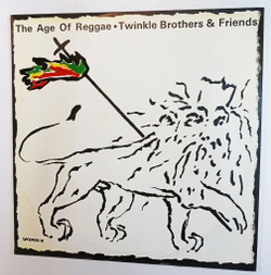 Винтажная виниловая пластинка LP Twinkle Brothers and Various The Age Of Reggae (Польша 1990)