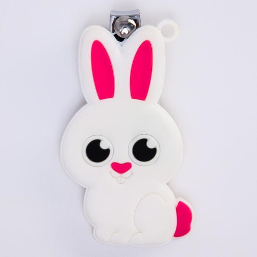 3612544 Детские, маникюрные щипчики - книпсеры «Зайка» с резиновой игрушкой