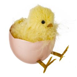 GAEM Изделие декоративное подвесное "Цыпленок" (блок 6шт), L7 W5 H7 см, 3в.