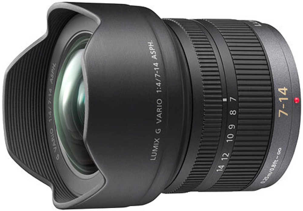 Объектив Panasonic 7-14mm f/4.0 Aspherical (H-F007014E), черный