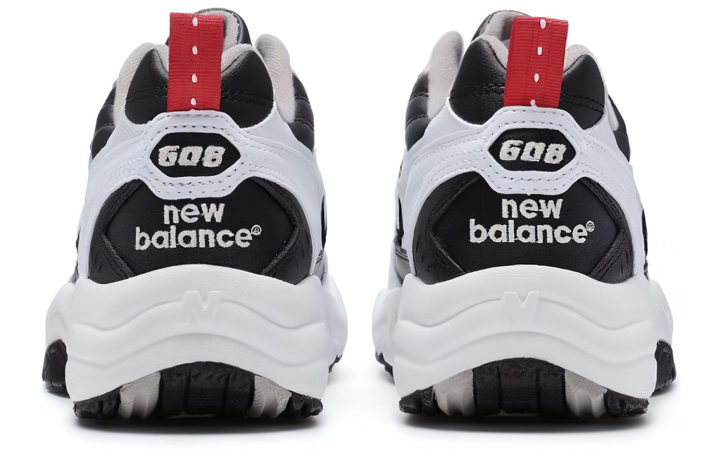 New Balance NB 608 V1 comfortable and versatile low-top training shoes women's black and white