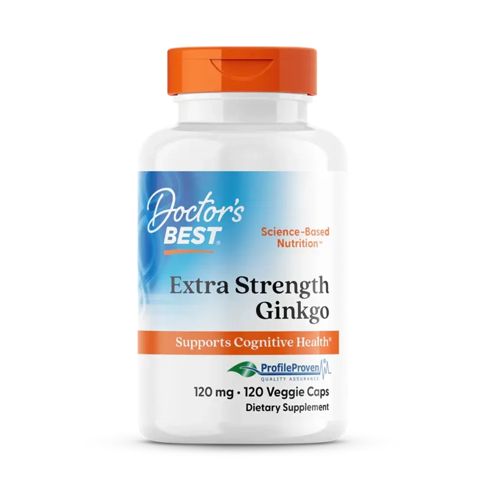 Best Extra Strength Ginkgo 120 мг 120 капсул Doctors Best