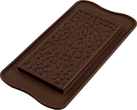 Форма для запекания Silikomart Forma do czekolady Scg38 Love Choco Bar, круглая, силикон