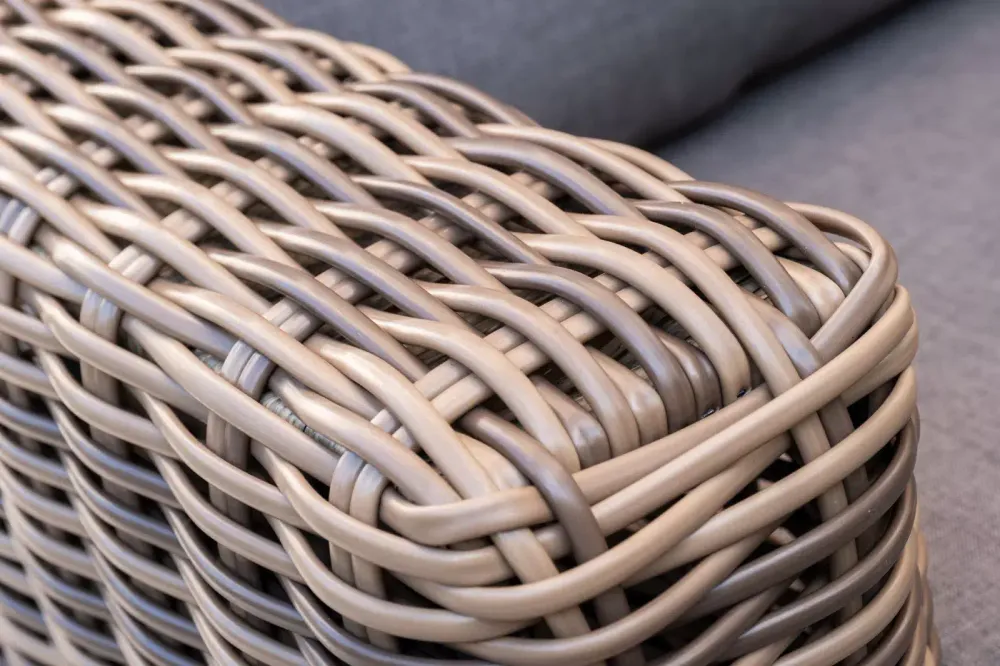 "Палермо" лаунж-зона из искусственного ротанга, цвет соломенный