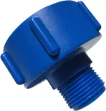 Крышка крана еврокуба внутренняя резьба S60x6 и наружная резьба 3/4"